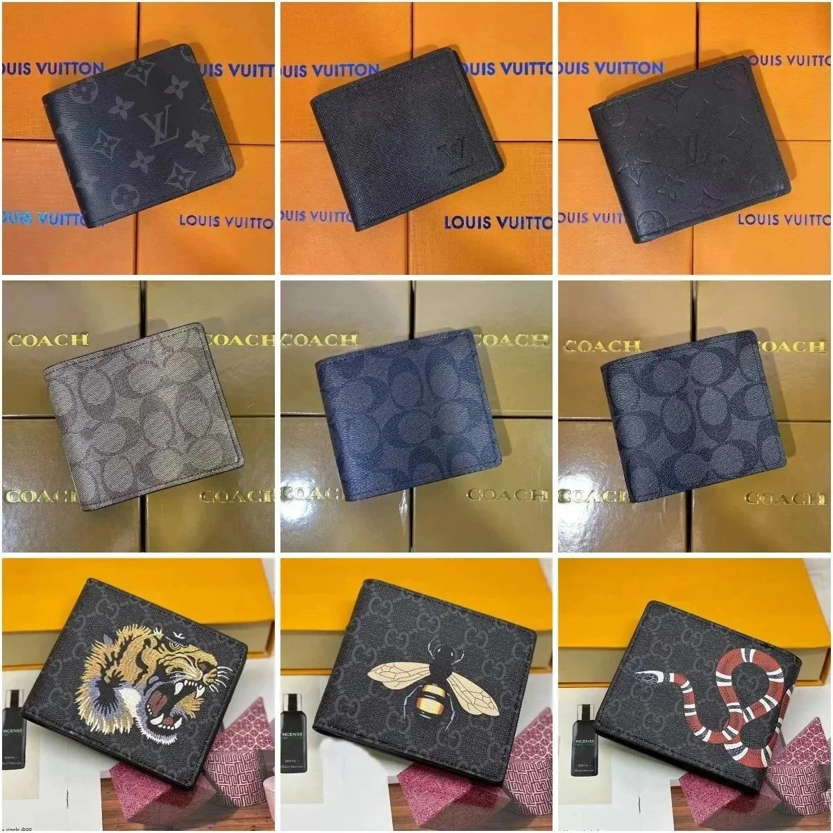 lv Louis Vuitton wallet(Own fa