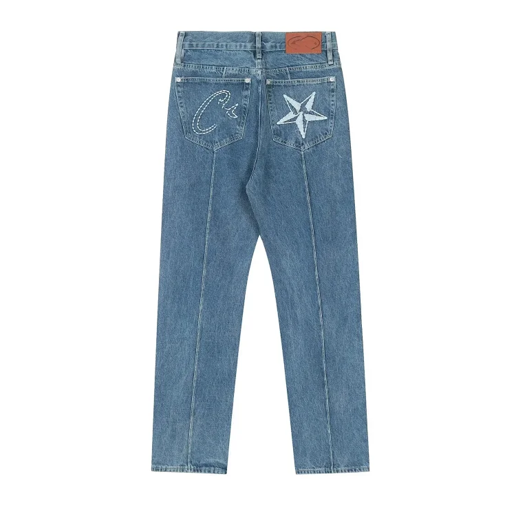 Corteiz Star Embroidery Straig