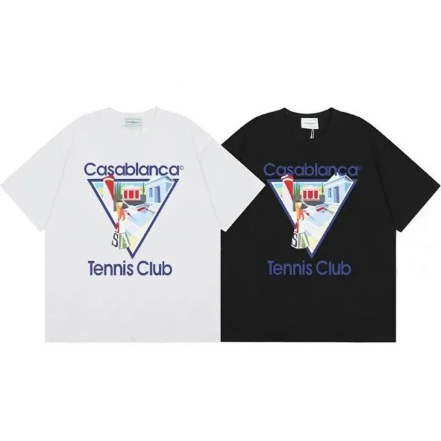 Casablanca Casa Blanca Loose Casual Short-Sleeved T-Shirt Collection [18 styles] -1