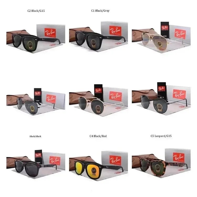 Ray-Ban Wayfarer, Aviator, Round, and Clubmaster Sunglasses [27 styles]