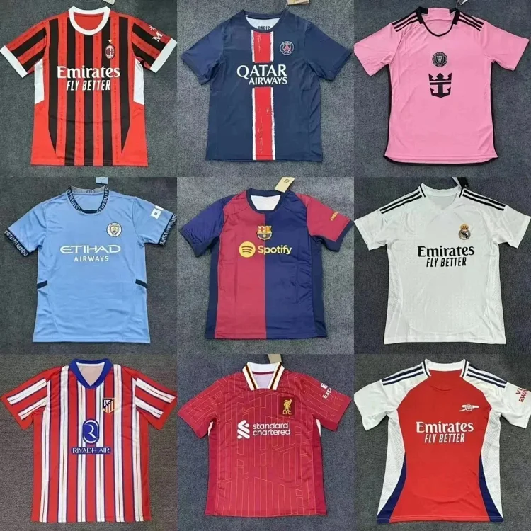 Football Club Official Match Jerseys [37 styles]