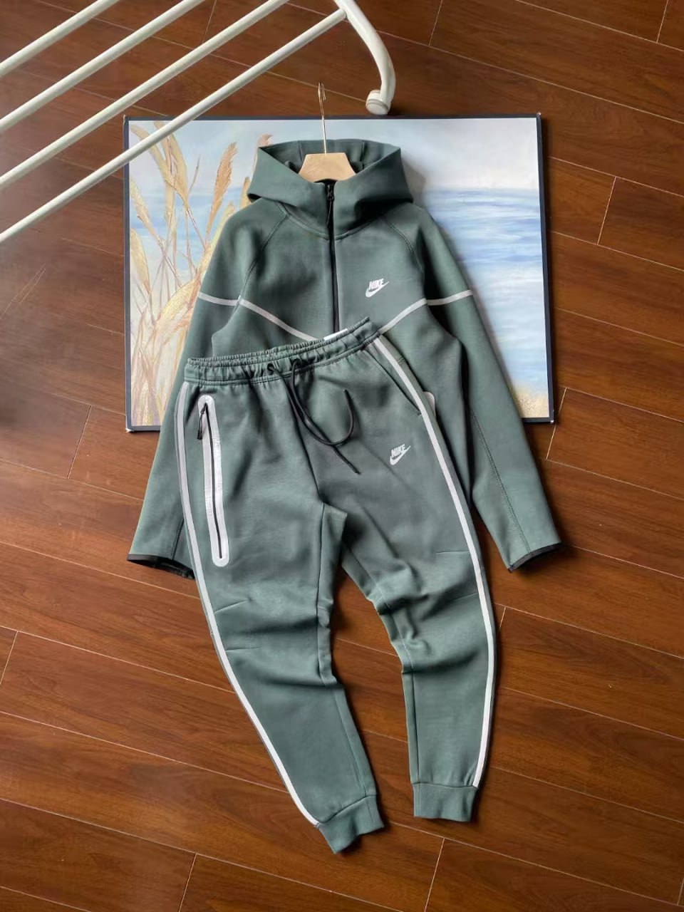 Nike Tech Fleece Hoodie and Jogger Set [40 styles] -2