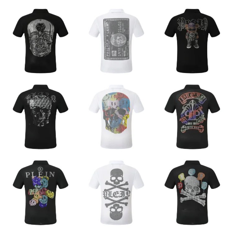 Philipp Plein Skull & Graphic Print Polo Shirts [40 styles]
