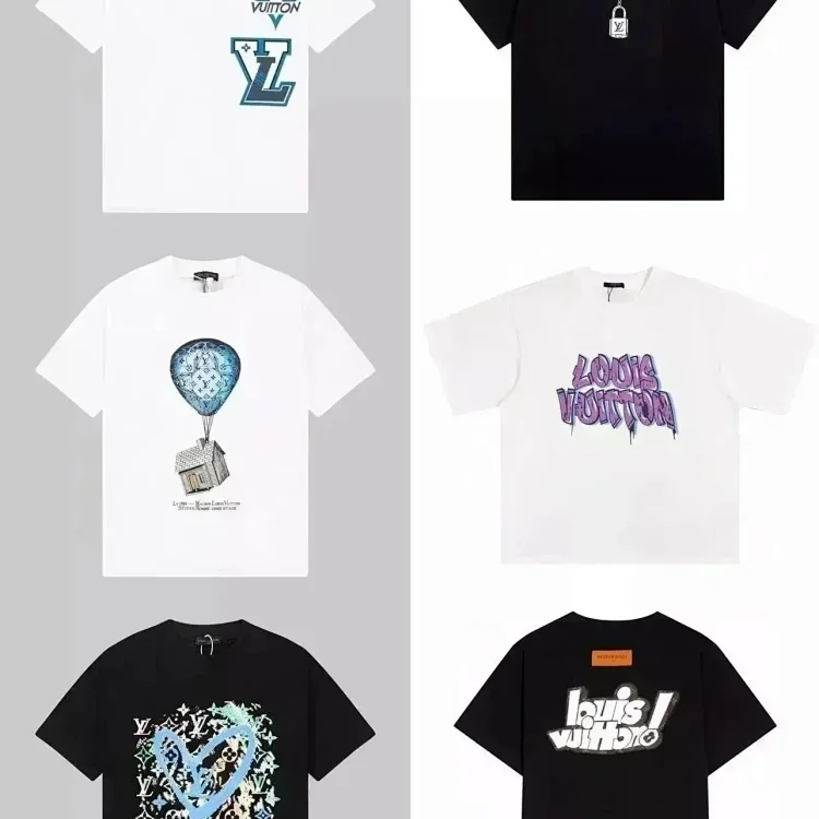Louis Vuitton Graffiti & Monogram Print T-Shirt [24 styles]