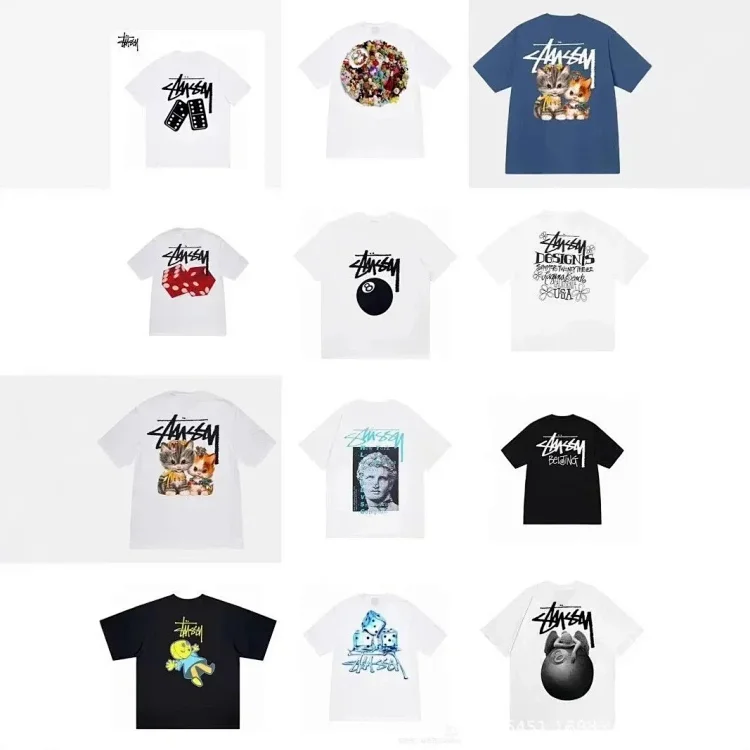 Stussy Graphic Print T-Shirt [40 styles]