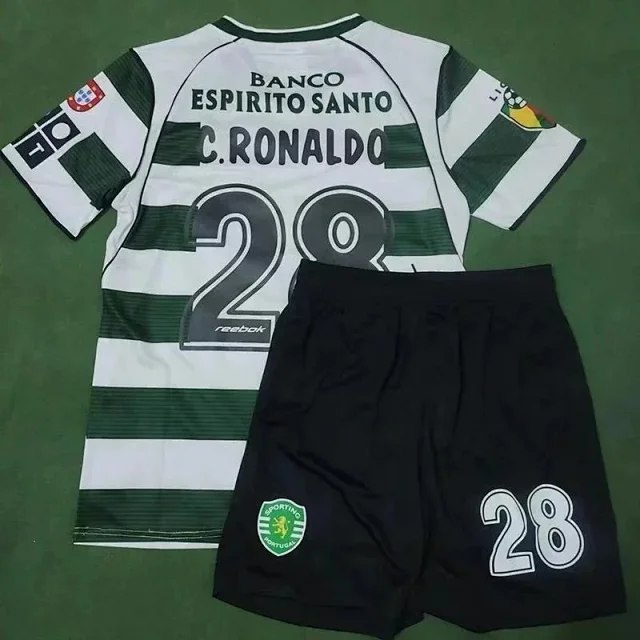 Real Madrid Cristiano Ronaldo & Beckham Official Replica Soccer Jersey Set [20 styles] -1