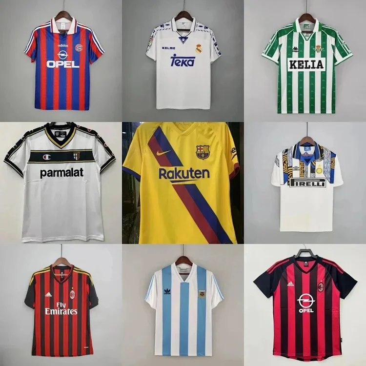 Vintage Football Club Jerseys [40 styles]