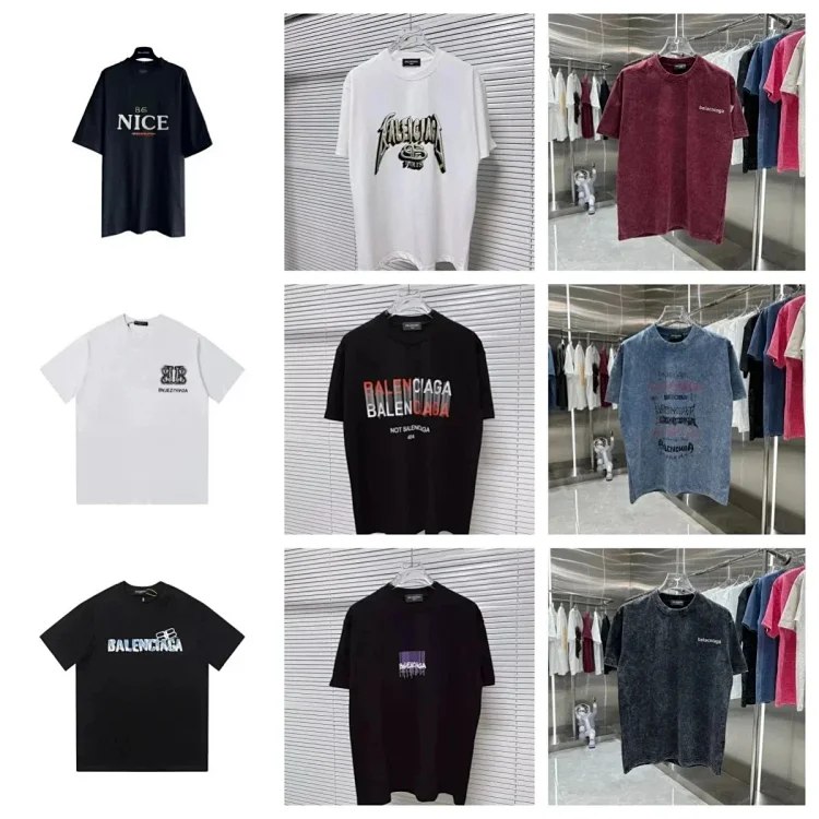 Balenciaga Logo Print T-Shirts [27 styles]