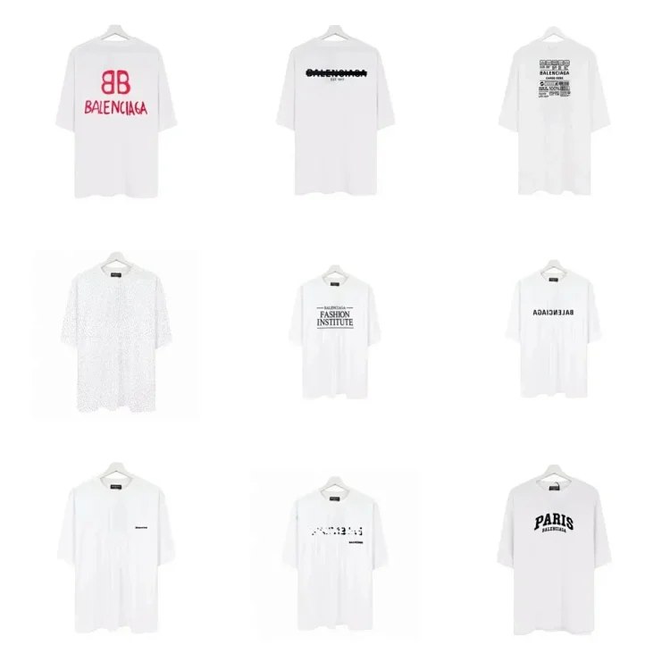 Balenciaga Logo Print T-Shirts [39 styles]