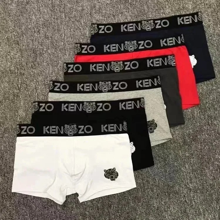 KENZO Tiger Head Embroidered Boxer Briefs [7 styles]