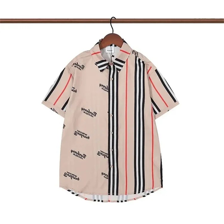 Burberry Icon Stripe Print Short-Sleeve Shirt [13 styles]
