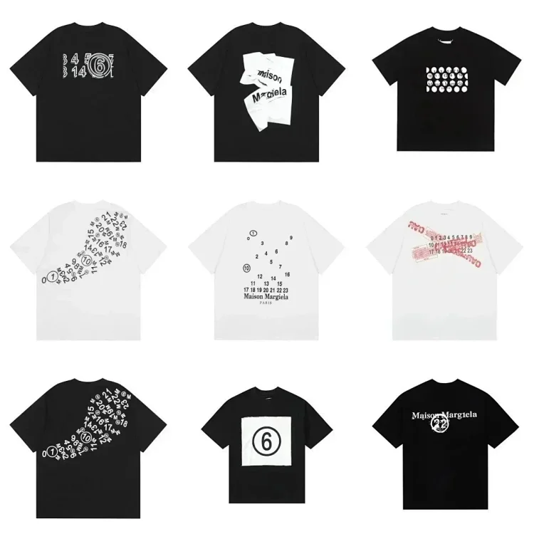 Maison Margiela Artisanal Numeric Print T-Shirt [40 styles]