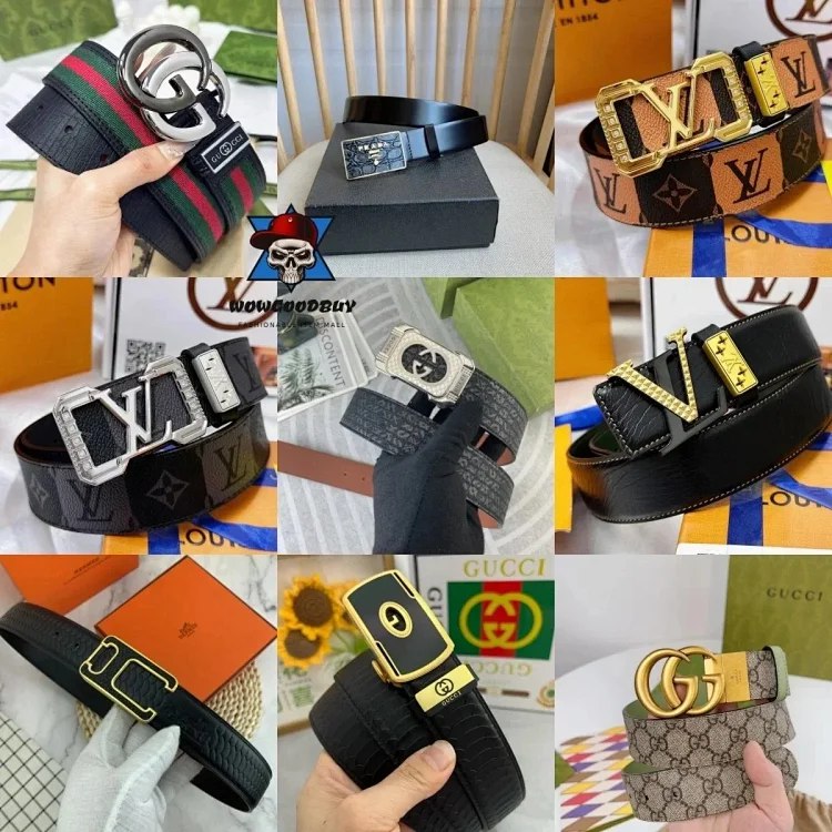Article: Louis Vuitton LV Gucci Hermès Prada Business men's leather belt
