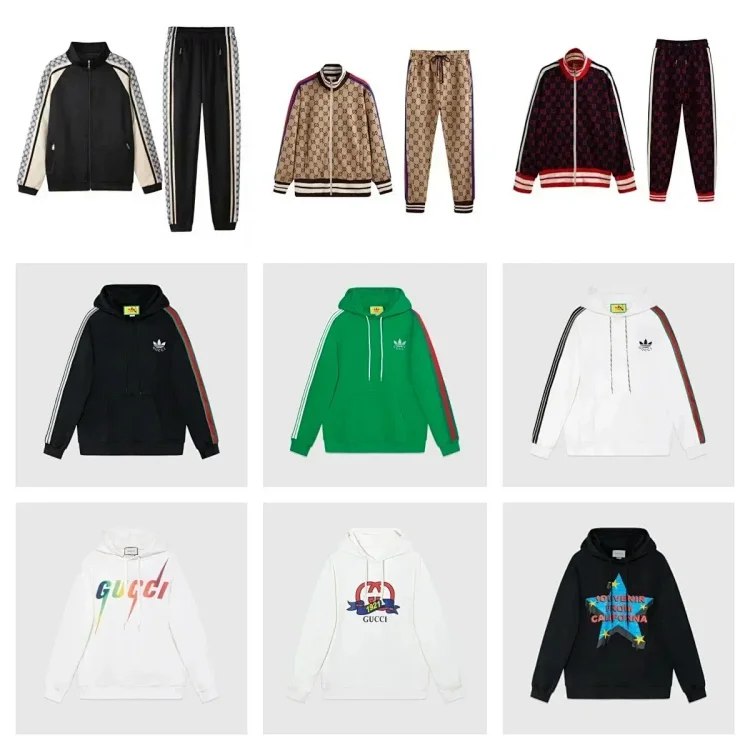 Gucci x Adidas Track Jacket & Hoodie Collection [35 styles]