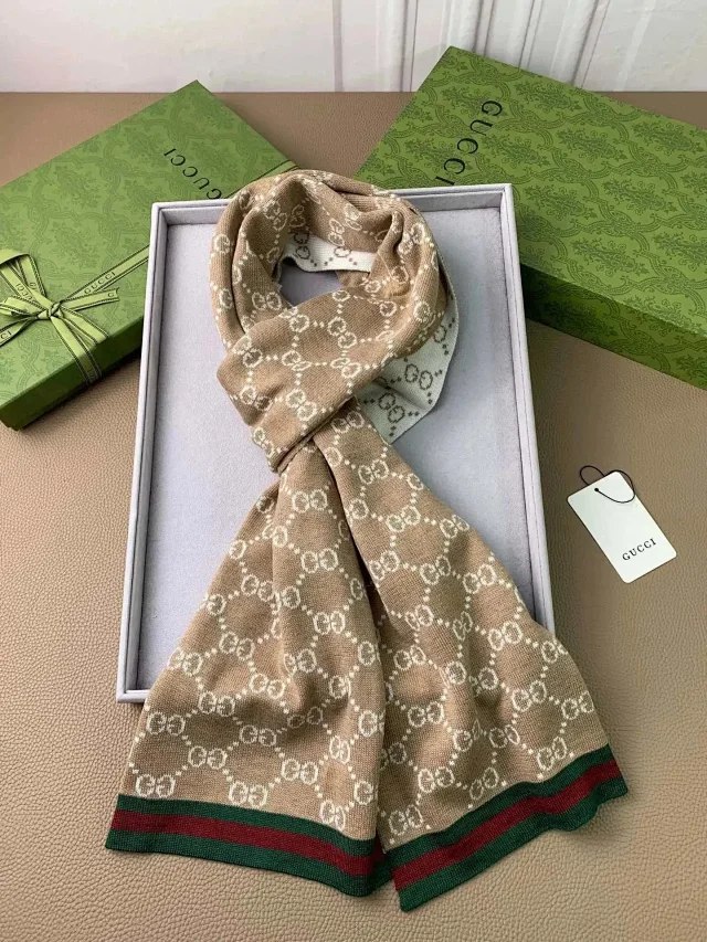 Gucci GG Marmont Knit Scarves [2 styles]