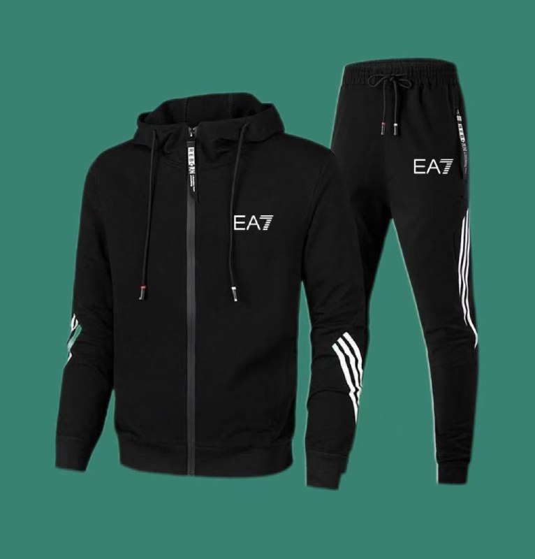 EA7 Emporio Armani Sportswear Hoodie and Jogger Pants Set [10 styles]