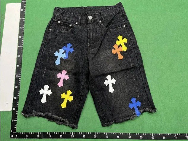 Chrome hearts denim shorts (25 CP) -4