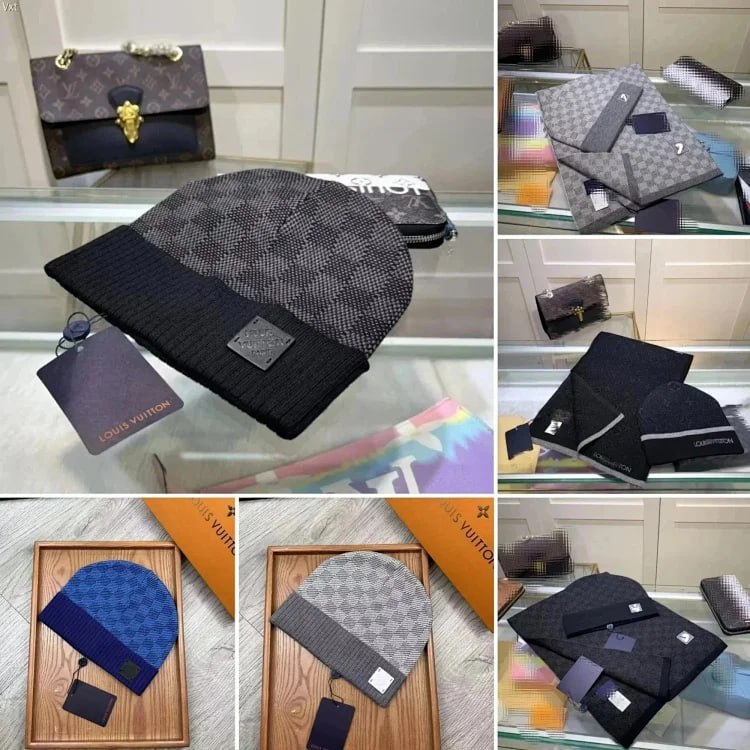  Louis Vuitton Beanie & Scarf (20+)