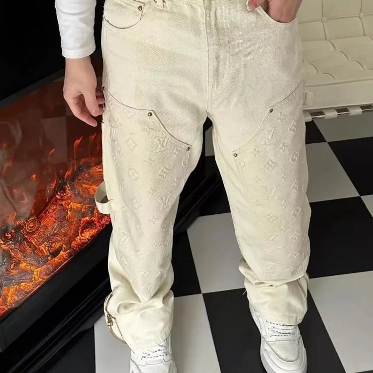 LV Louis Vuitton jeans&LV 