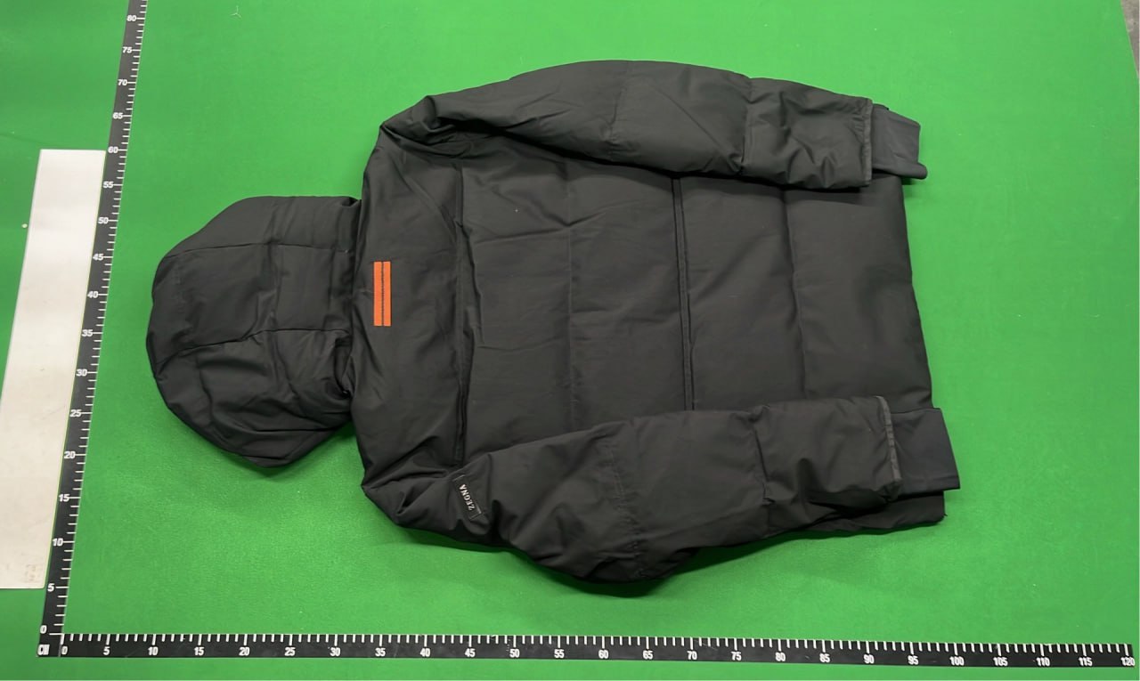 Men's Winter Grey Puffer Jacket with Hood -4